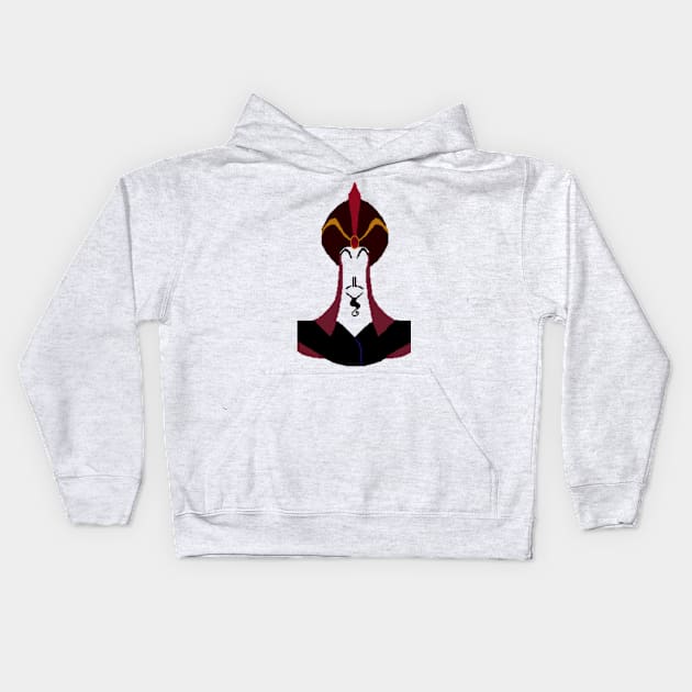 Jafar Minimalist Kids Hoodie by B3pOh